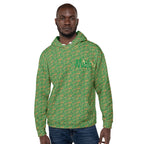 Nubia Pyramids (Green) Unisex Pullover Hoodie (6 Colors Available) - Conscious Apparel Store