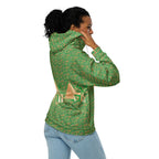 Nubia Pyramids (Green) Unisex zip hoodie (6Colors Available) - Conscious Apparel Store