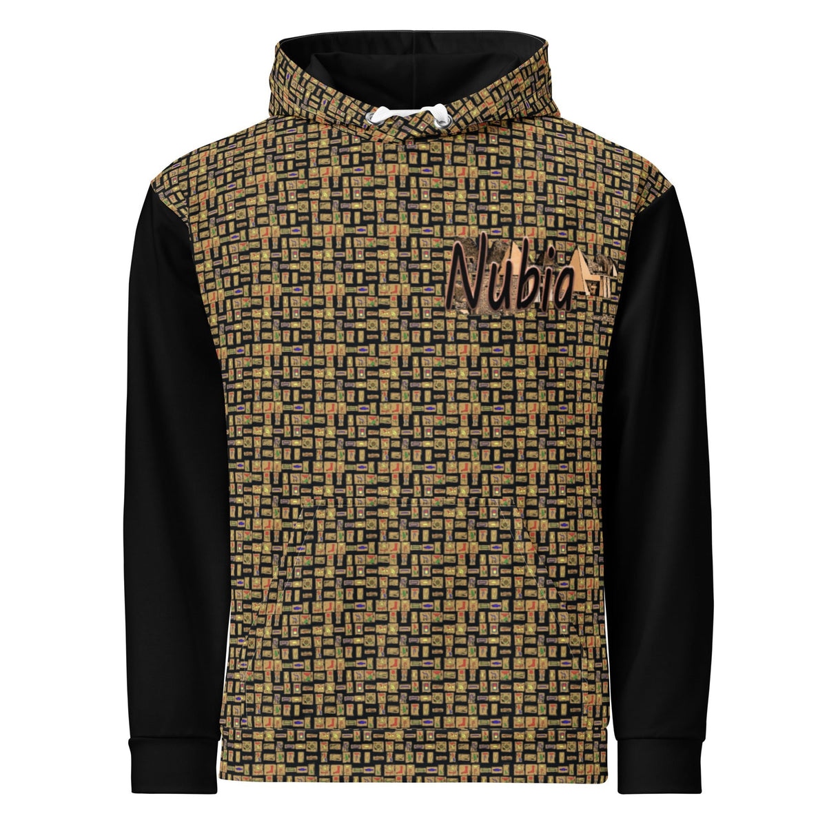 Nubia Pyramids II (Black) Unisex Pullover Hoodie (6 Colors Available) - Conscious Apparel Store