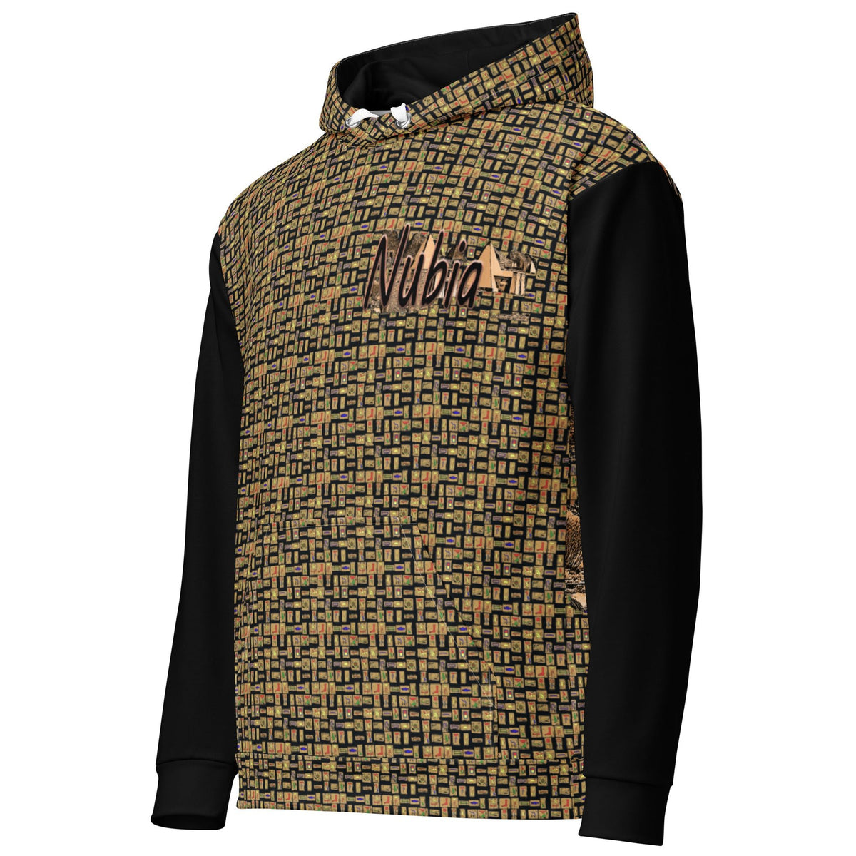 Nubia Pyramids II (Black) Unisex Pullover Hoodie (6 Colors Available) - Conscious Apparel Store
