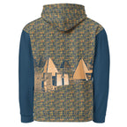 Nubia Pyramids II (Blue) Unisex Pullover Hoodie (6 Colors Available) - Conscious Apparel Store