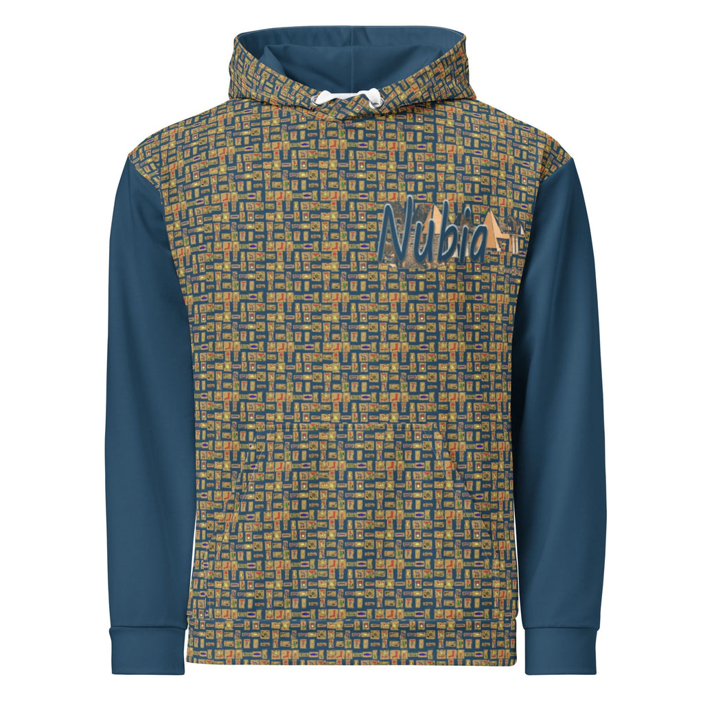 Nubia Pyramids II (Blue) Unisex Pullover Hoodie (6 Colors Available) - Conscious Apparel Store