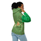 Nubia Pyramids II (Green) Unisex zip hoodie (6Colors Available) - Conscious Apparel Store
