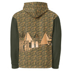 Nubia Pyramids II (Olive) Unisex Pullover Hoodie (6 Colors Available) - Conscious Apparel Store
