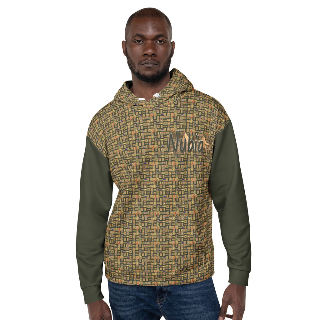 Nubia Pyramids II (Olive) Unisex Pullover Hoodie (6 Colors Available) - Conscious Apparel Store