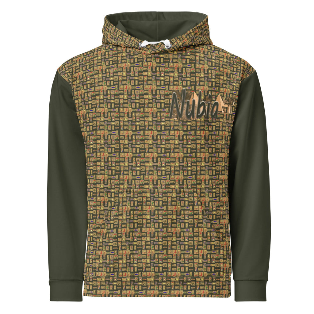 Nubia Pyramids II (Olive) Unisex Pullover Hoodie (6 Colors Available) - Conscious Apparel Store