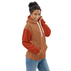 Nubia Pyramids II (Red-Rust) Unisex Pullover Hoodie (6 Colors Available) - Conscious Apparel Store