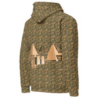Nubia Pyramids (Olive) Unisex Pullover Hoodie (6 Colors Available) - Conscious Apparel Store