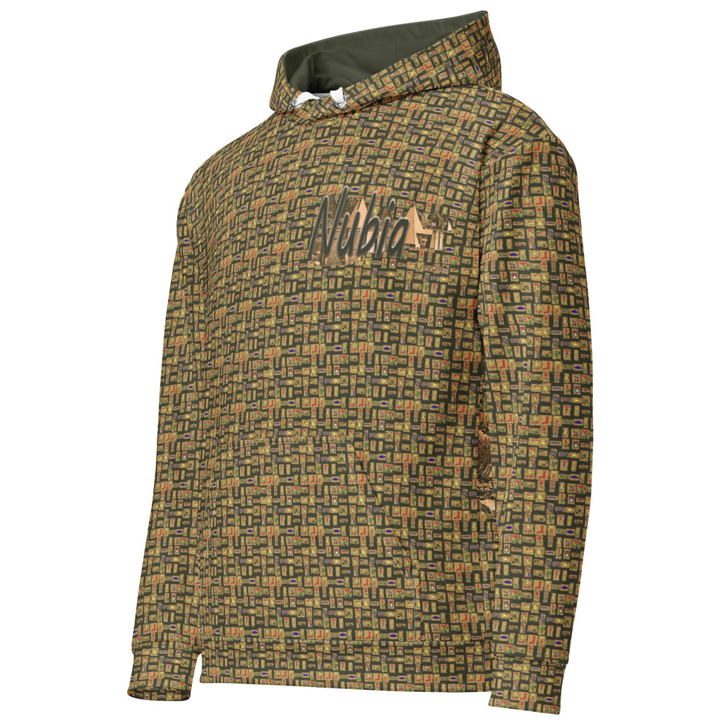 Nubia Pyramids (Olive) Unisex Pullover Hoodie (6 Colors Available) - Conscious Apparel Store