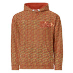 Nubia Pyramids (Red-Rust) Unisex Pullover Hoodie (6 Colors Available) - Conscious Apparel Store
