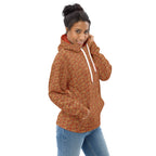 Nubia Pyramids (Red-Rust) Unisex Pullover Hoodie (6 Colors Available) - Conscious Apparel Store