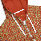 Nubia Pyramids (Red-Rust) Unisex zip hoodie (6Colors Available) - Conscious Apparel Store