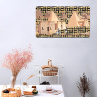 Nubia Pyramids Wall Mounted Decor Key Holder (6 Coors Available) - Conscious Apparel Store