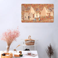 Nubia Pyramids Wall Mounted Decor Key Holder (6 Coors Available) - Conscious Apparel Store