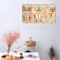 Nubia Pyramids Wall Mounted Decor Key Holder (6 Coors Available) - Conscious Apparel Store
