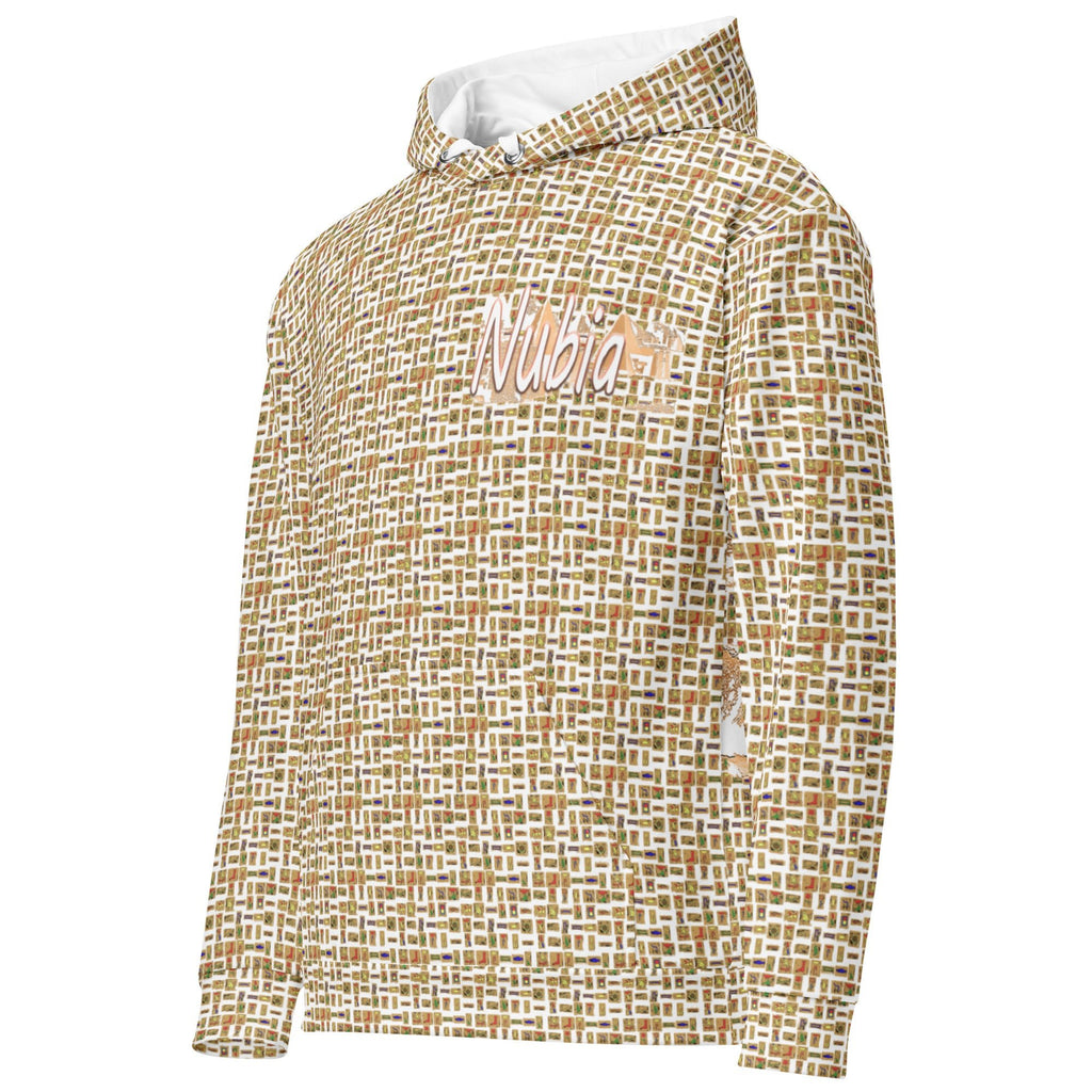 Nubia Pyramids (White) Unisex Pullover Hoodie (6 Colors Available) - Conscious Apparel Store