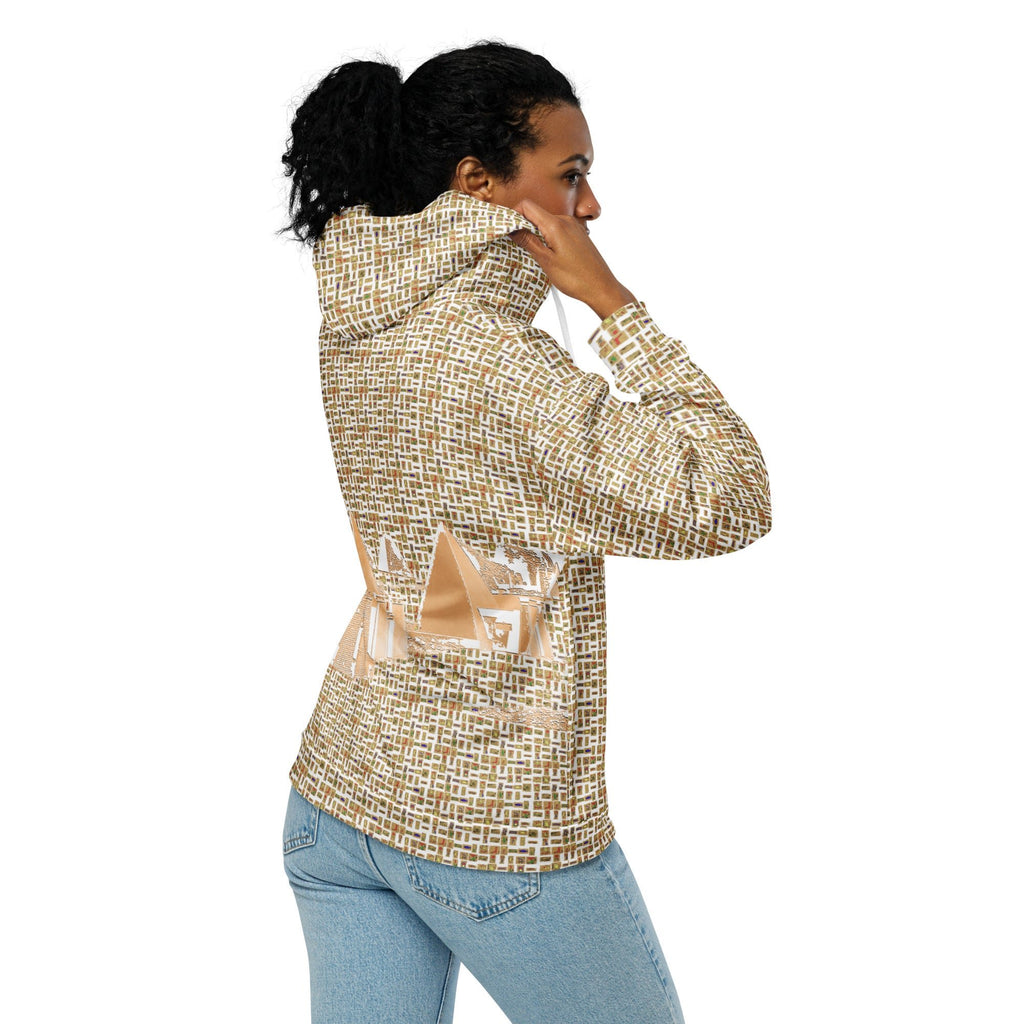 Nubia Pyramids (White) Unisex zip hoodie (6Colors Available) - Conscious Apparel Store