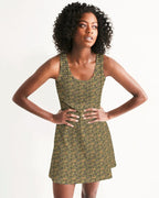 Nubia Racerback Dress (Olive) (6 Colors Available) - Conscious Apparel Store