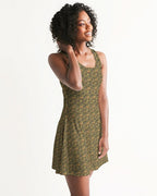Nubia Racerback Dress (Olive) (6 Colors Available) - Conscious Apparel Store