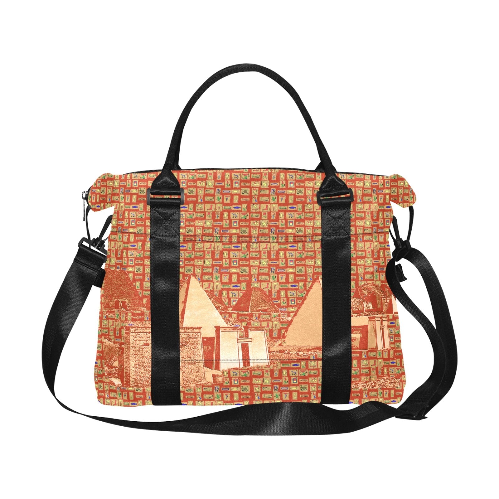 Nubia (Red - Rust) Large Capacity Duffle Bag (6 Colors Available) - Conscious Apparel Store