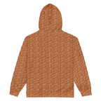 Nubia (Red-Rust) Unisex zip hoodie (6Colors Available) - Conscious Apparel Store