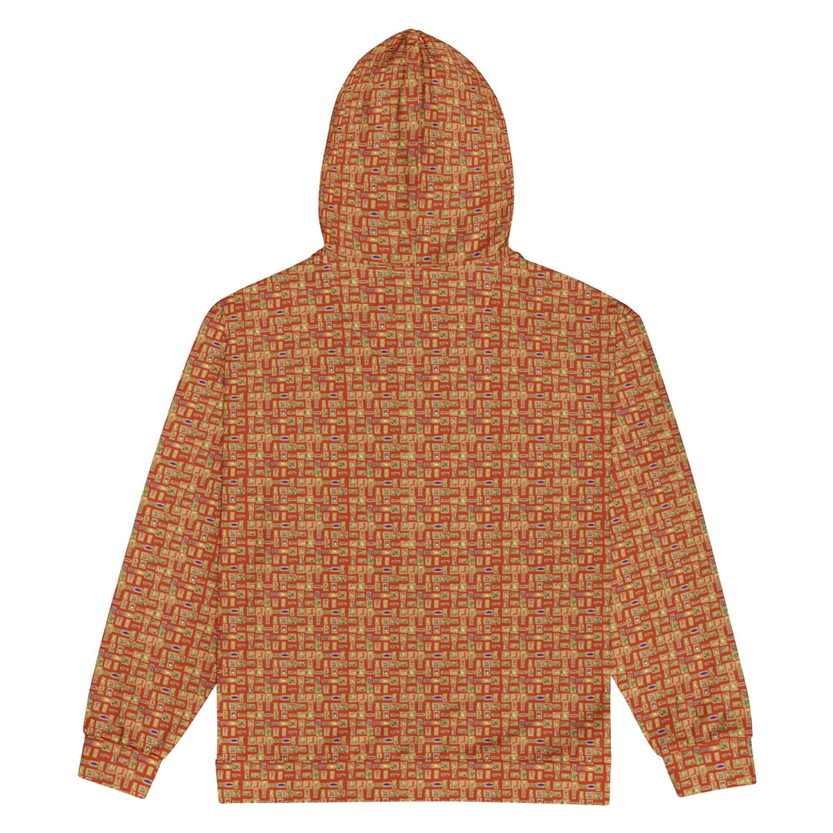 Nubia (Red-Rust) Unisex zip hoodie (6Colors Available) - Conscious Apparel Store