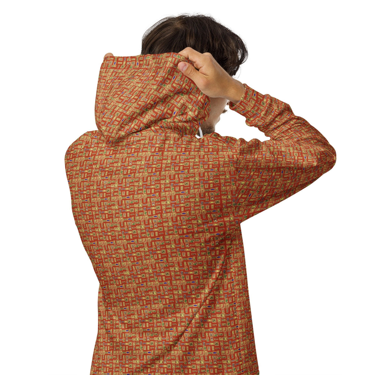 Nubia (Red-Rust) Unisex zip hoodie (6Colors Available) - Conscious Apparel Store