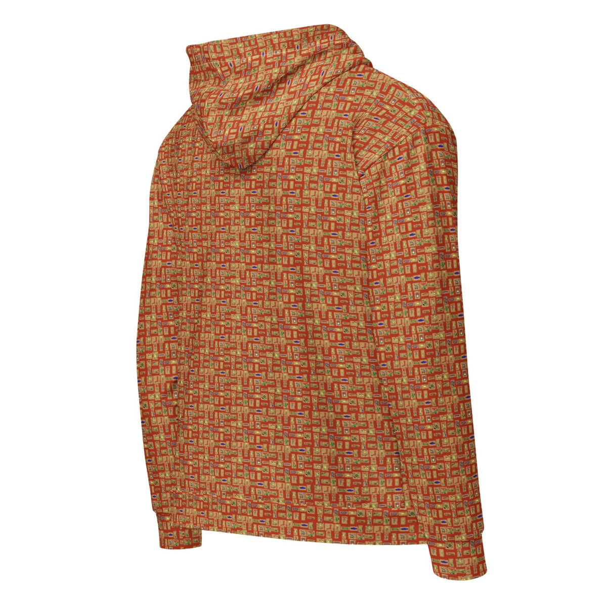 Nubia (Red-Rust) Unisex zip hoodie (6Colors Available) - Conscious Apparel Store