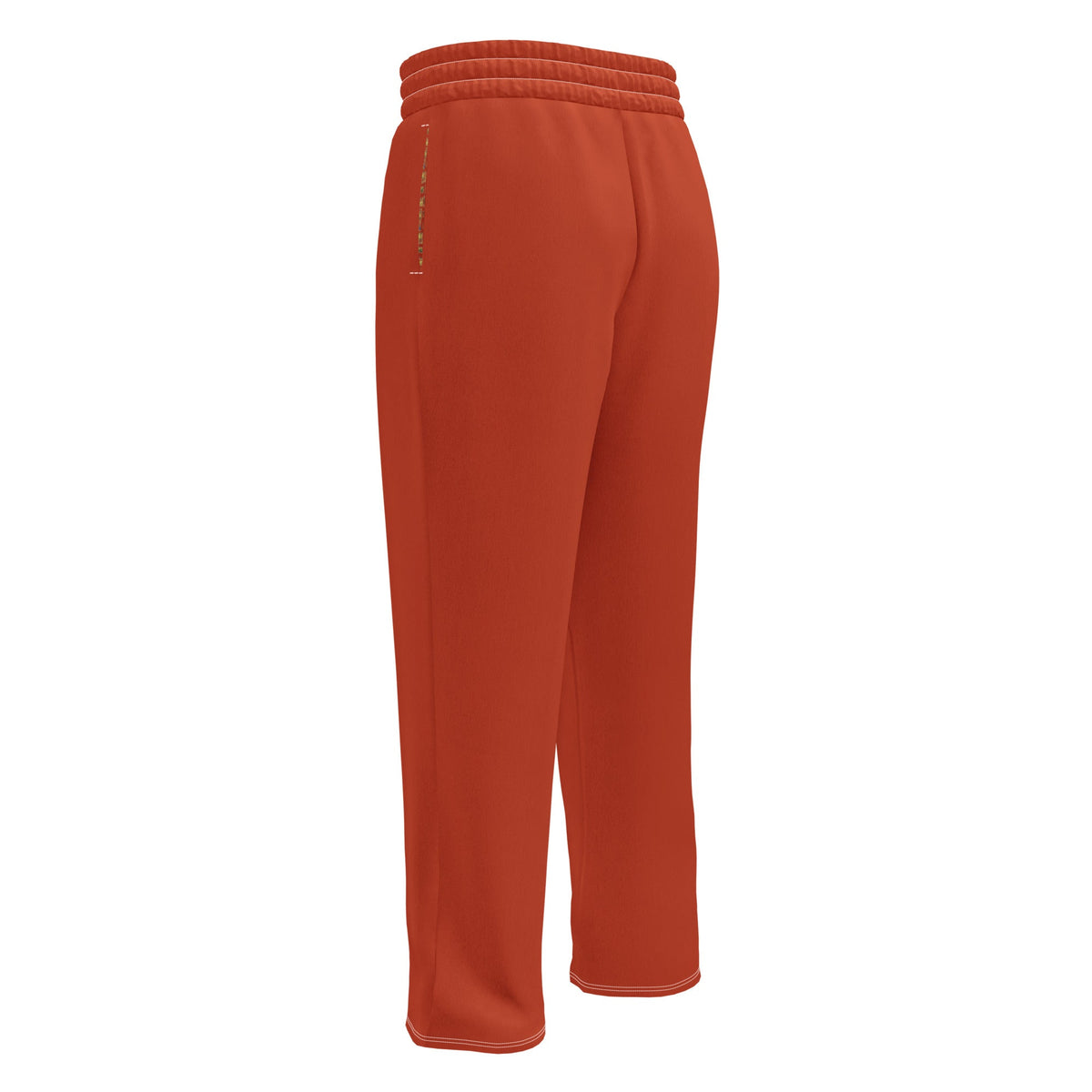 Nubia Red-Rust Wide-leg joggers - Conscious Apparel Store