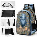 Nubia Scarab Casual Backpack (Blue) (6 Colors Available) - Conscious Apparel Store