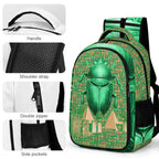 Nubia Scarab Casual Backpack (Green) (6 Colors Available) - Conscious Apparel Store