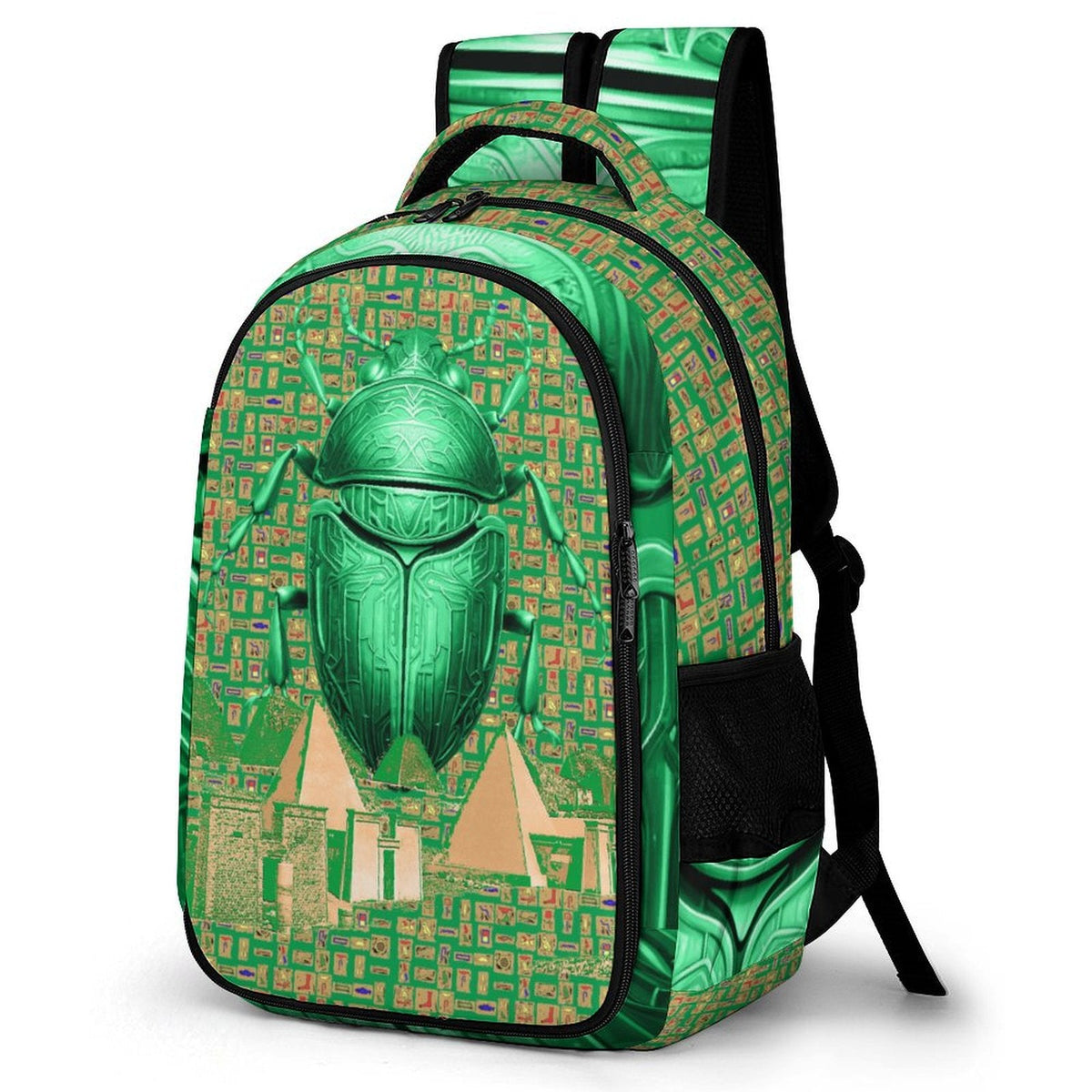 Nubia Scarab Casual Backpack (Green) (6 Colors Available) - Conscious Apparel Store