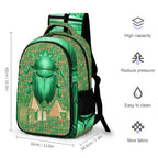 Nubia Scarab Casual Backpack (Green) (6 Colors Available) - Conscious Apparel Store
