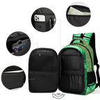 Nubia Scarab Casual Backpack (Green) (6 Colors Available) - Conscious Apparel Store