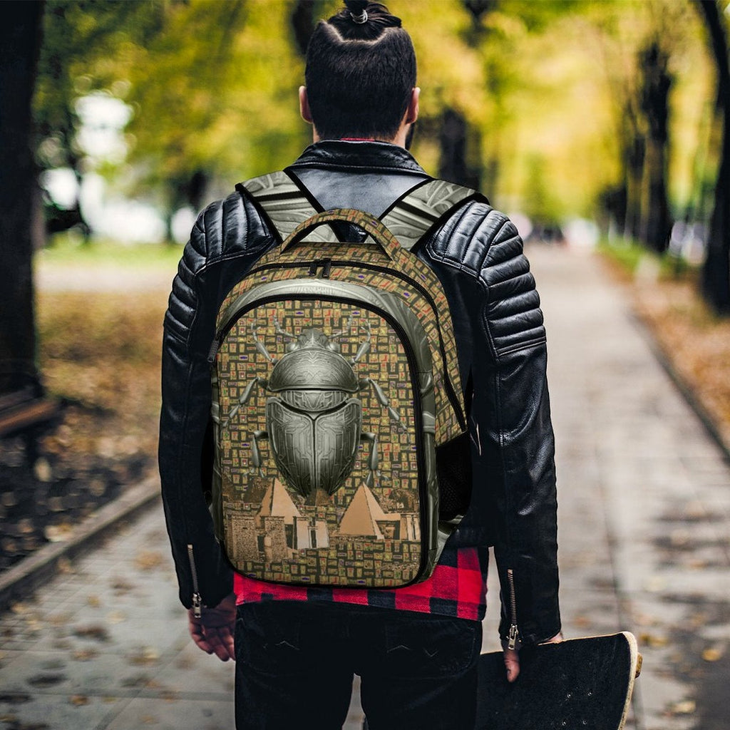 Nubia Scarab Casual Backpack (Olive) (6 Colors Available) - Conscious Apparel Store