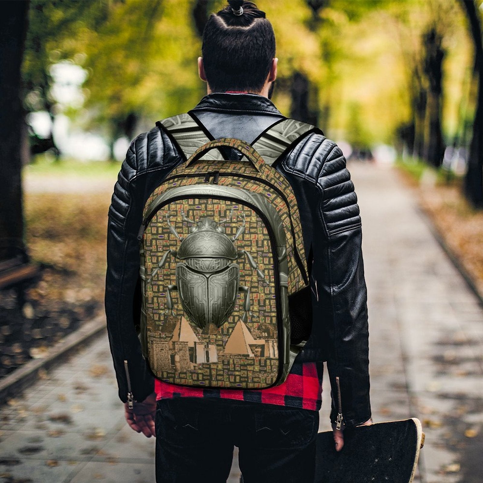 Nubia Scarab Casual Backpack (Olive) (6 Colors Available) - Conscious Apparel Store