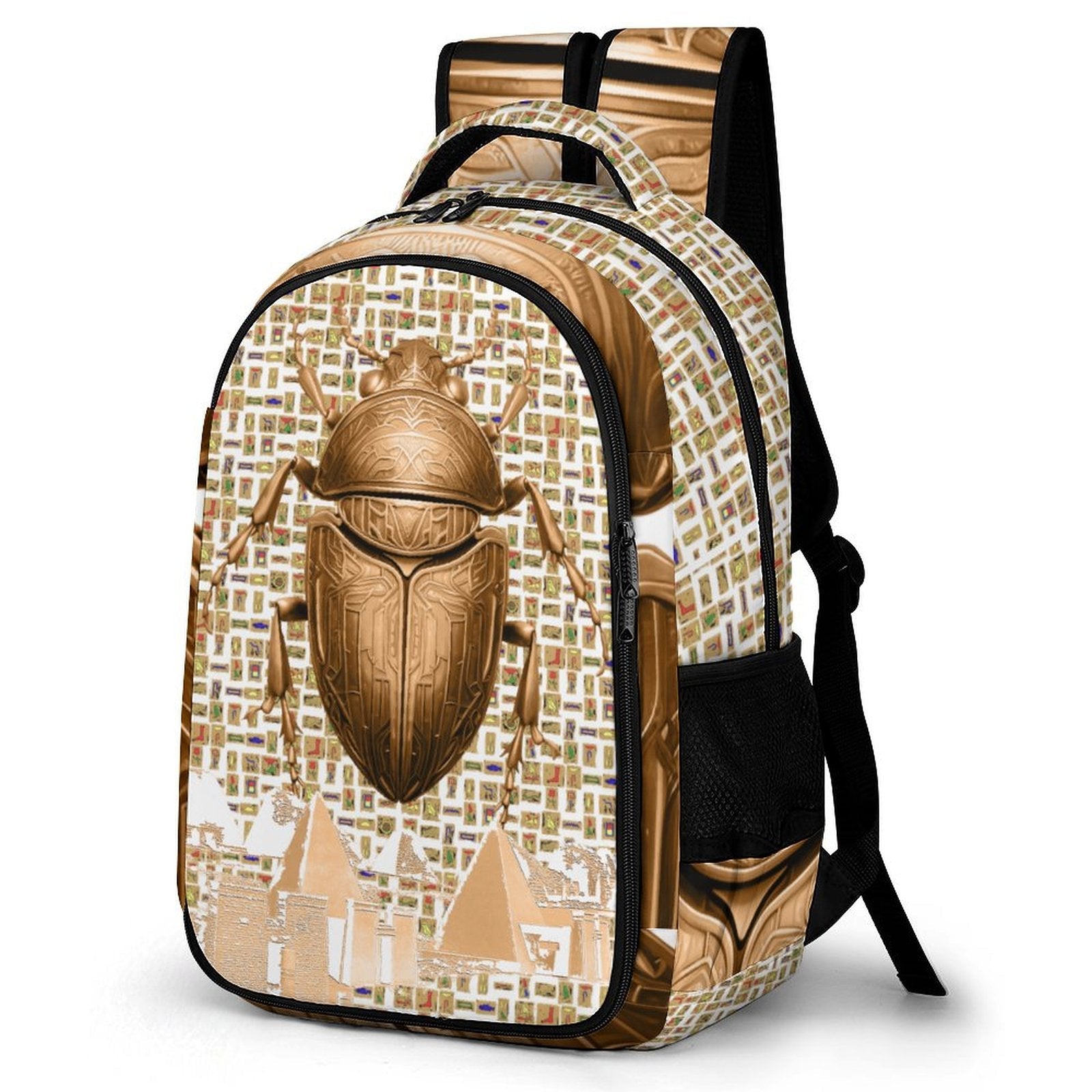 Nubia Scarab Casual Backpack (White) (6 Colors Available) - Conscious Apparel Store