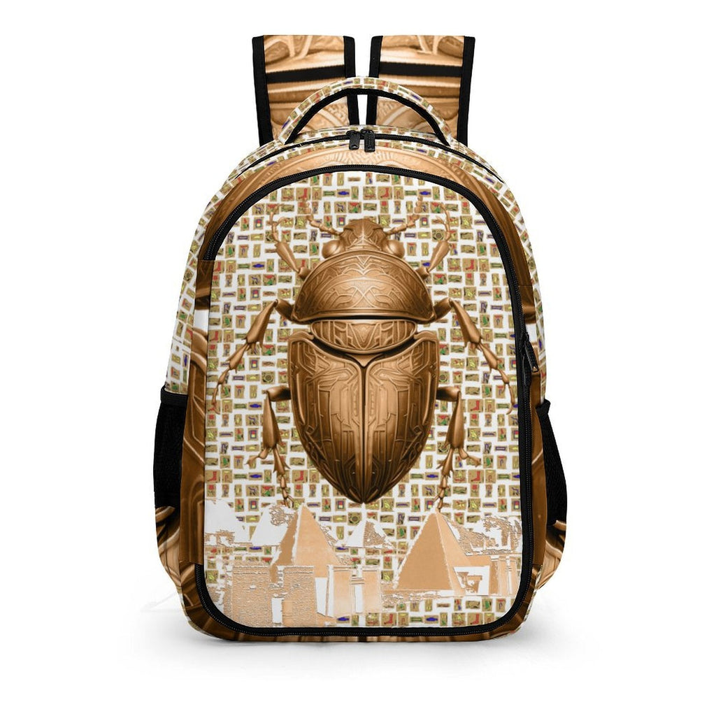 Nubia Scarab Casual Backpack (White) (6 Colors Available) - Conscious Apparel Store