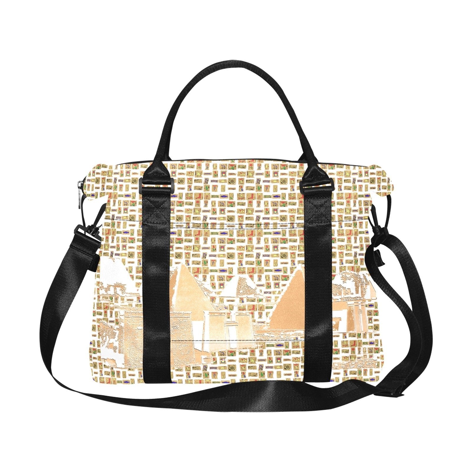 Nubia (White) Large Capacity Duffle Bag (6 Colors Available) - Conscious Apparel Store