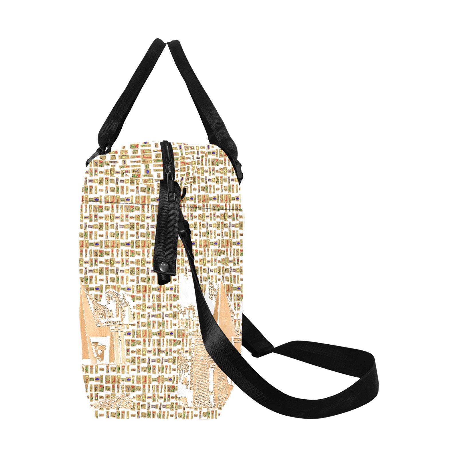 Nubia (White) Large Capacity Duffle Bag (6 Colors Available) - Conscious Apparel Store