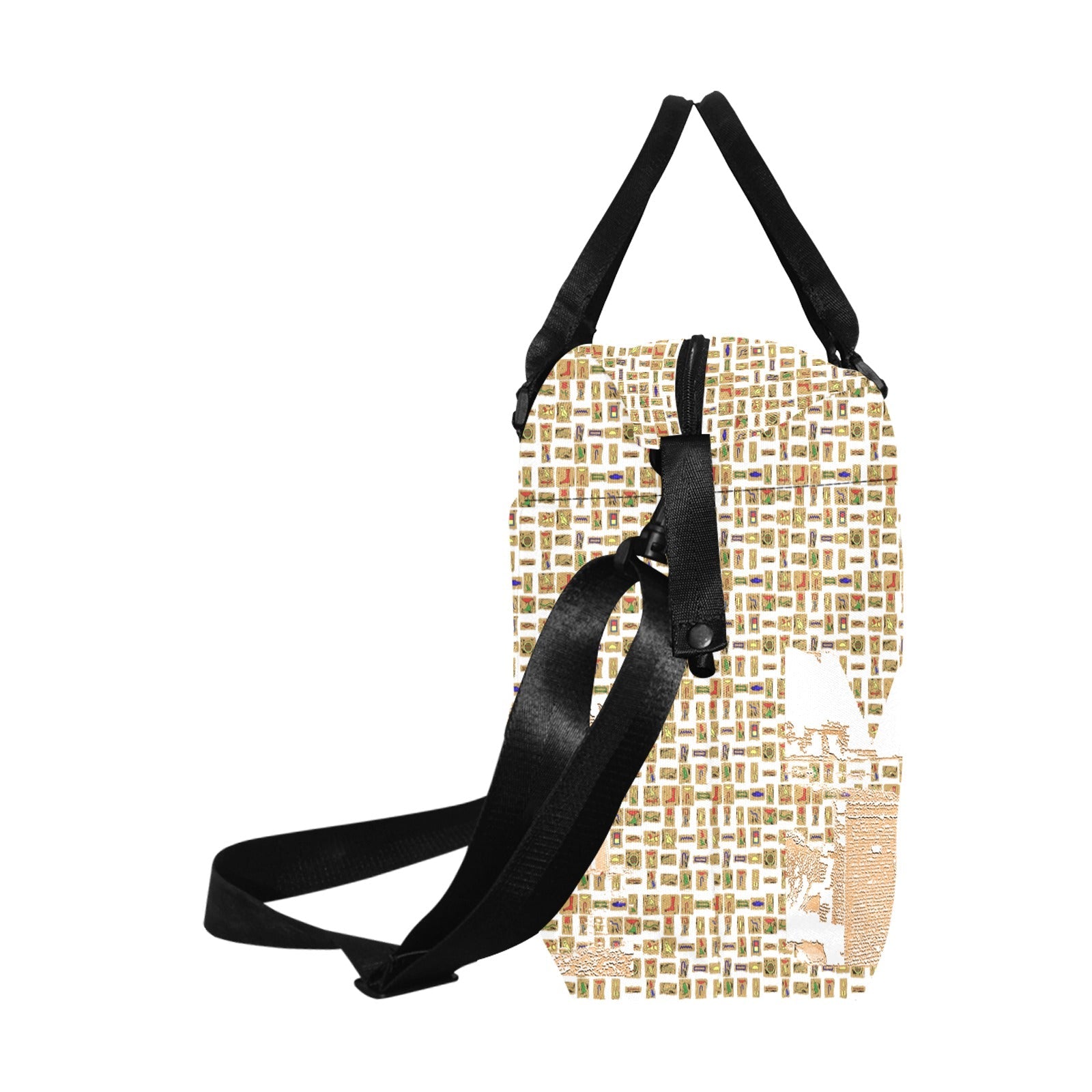 Nubia (White) Large Capacity Duffle Bag (6 Colors Available) - Conscious Apparel Store