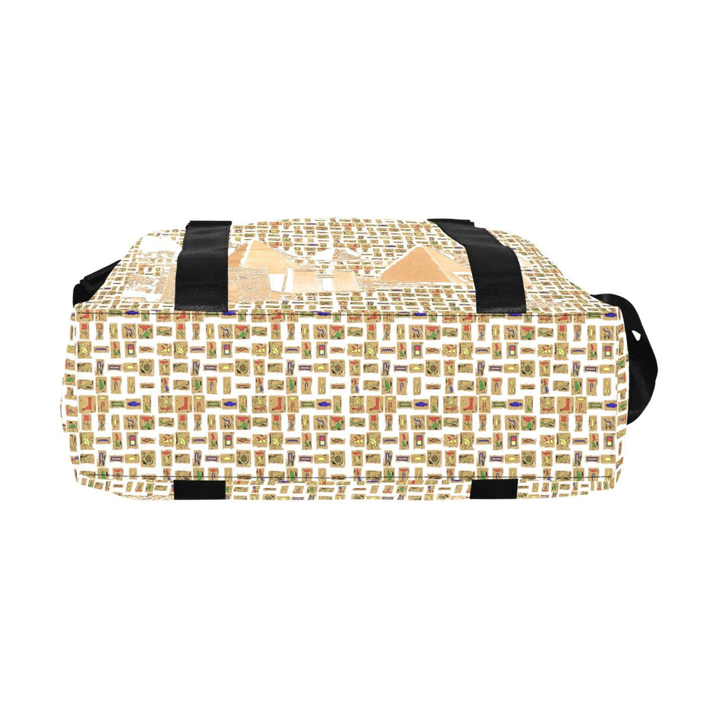 Nubia (White) Large Capacity Duffle Bag (6 Colors Available) - Conscious Apparel Store