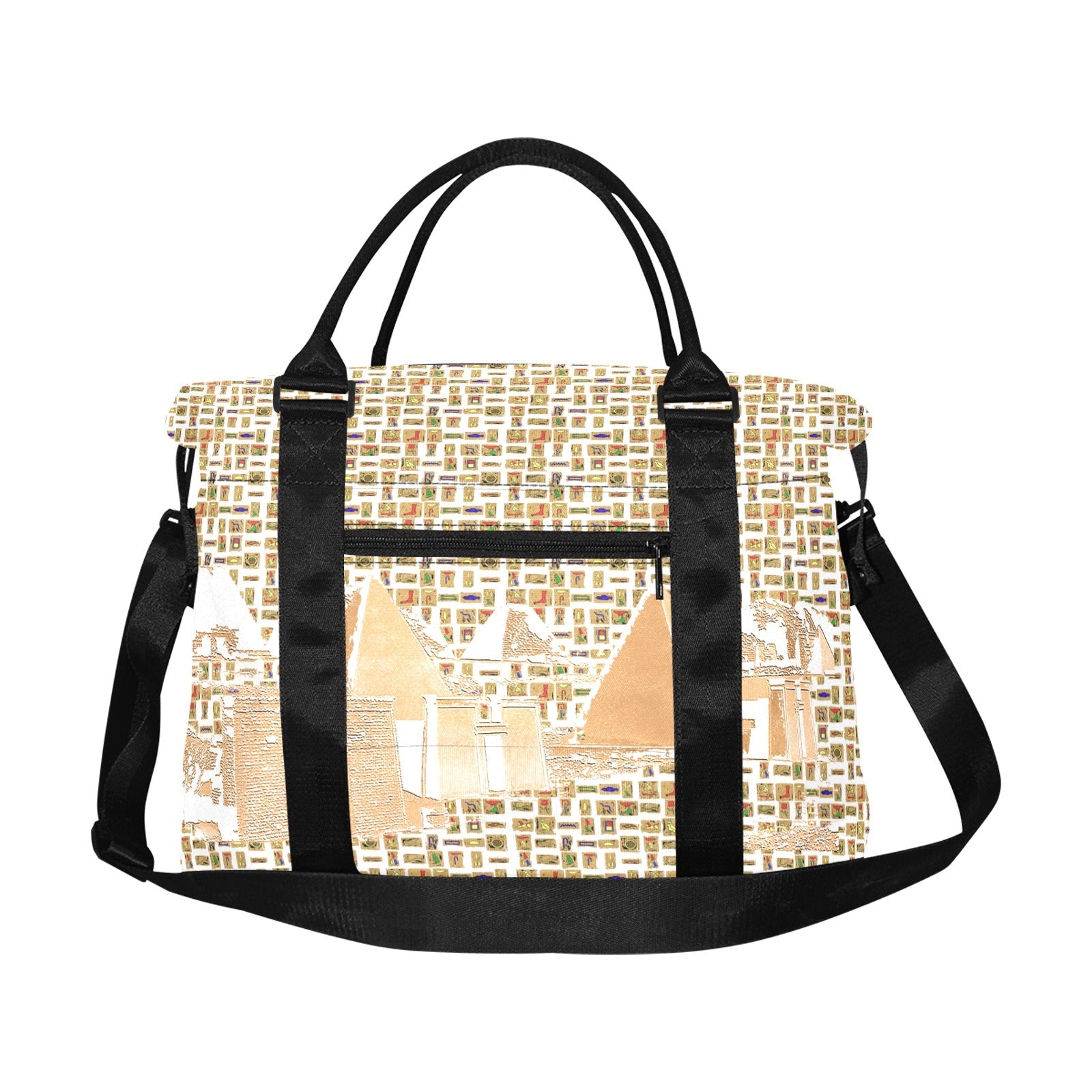Nubia (White) Large Capacity Duffle Bag (6 Colors Available) - Conscious Apparel Store