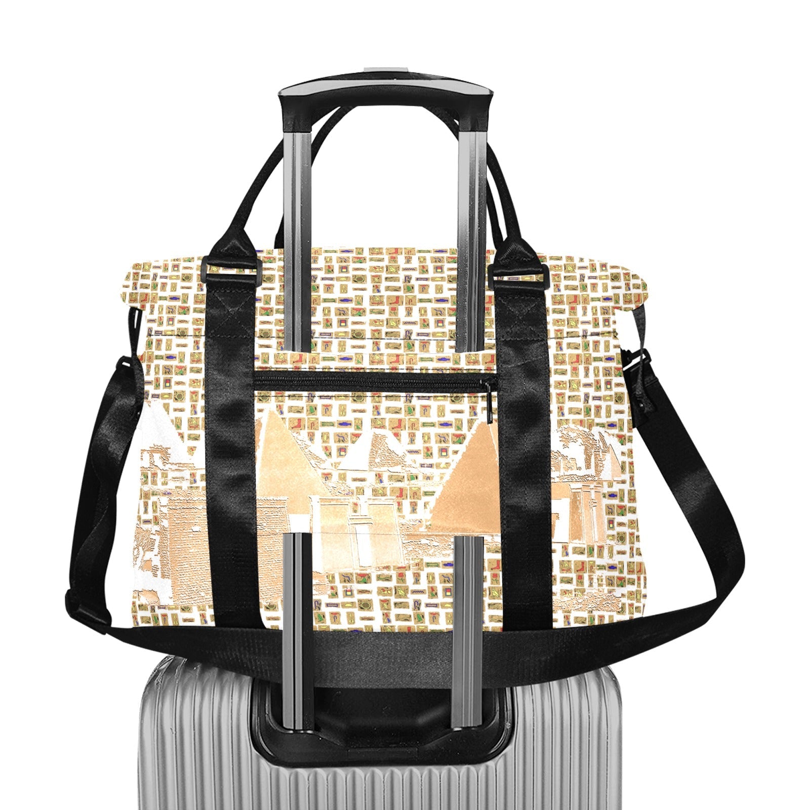 Nubia (White) Large Capacity Duffle Bag (6 Colors Available) - Conscious Apparel Store