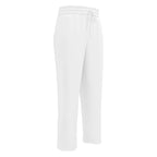 Nubia White Wide-leg joggers - Conscious Apparel Store