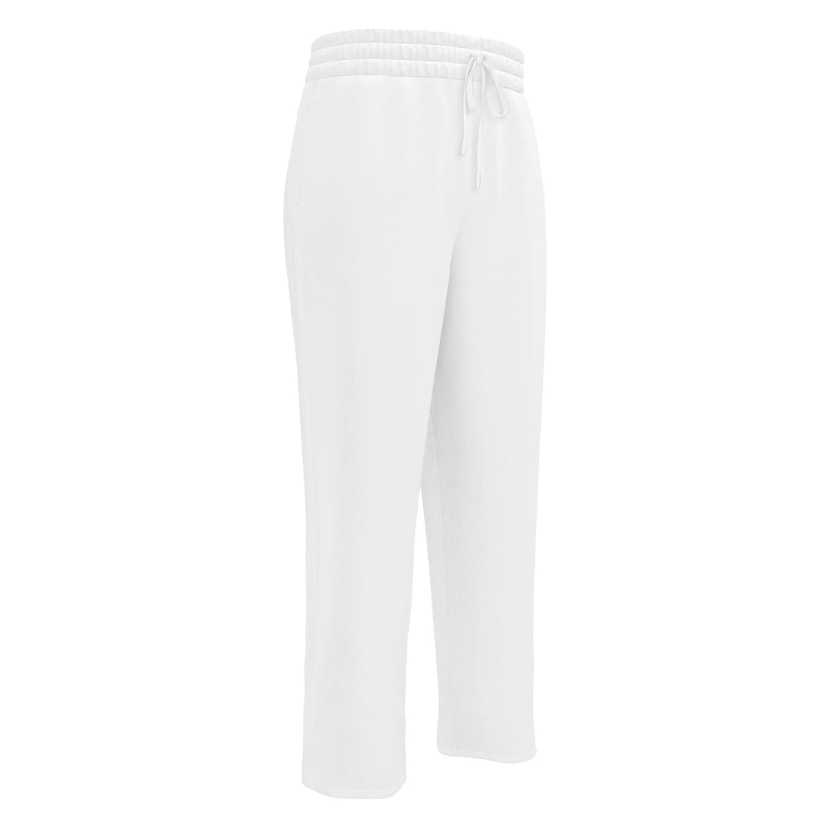 Nubia White Wide-leg joggers - Conscious Apparel Store