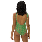 Nubian Ankh Cross (Green) One-Piece Swimsuit (6 Colors Available) - Conscious Apparel Store