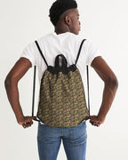 Nubian (Black) Canvas Drawstring Bag (6 Colors Available) - Conscious Apparel Store