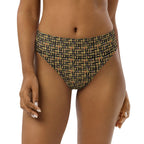 Nubian (Black) high-waisted bikini bottom (6 Colors Available) - Conscious Apparel Store