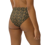 Nubian (Black) high-waisted bikini bottom (6 Colors Available) - Conscious Apparel Store